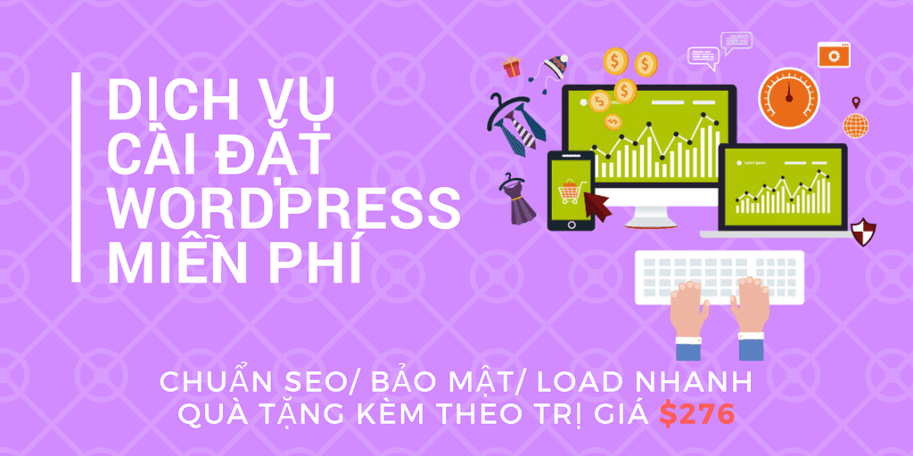 dịch vụ cài đặt wordpress miễn phí