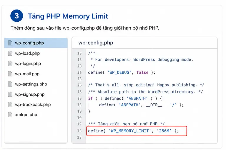 Lỗi 500 Internal Server Error WordPress